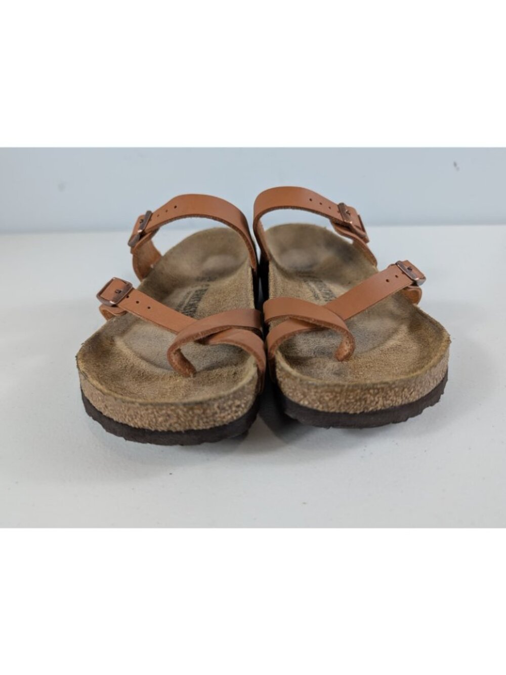 Birkenstock Mayari sandals in light brown women's size 7 - Picture 2 of 10